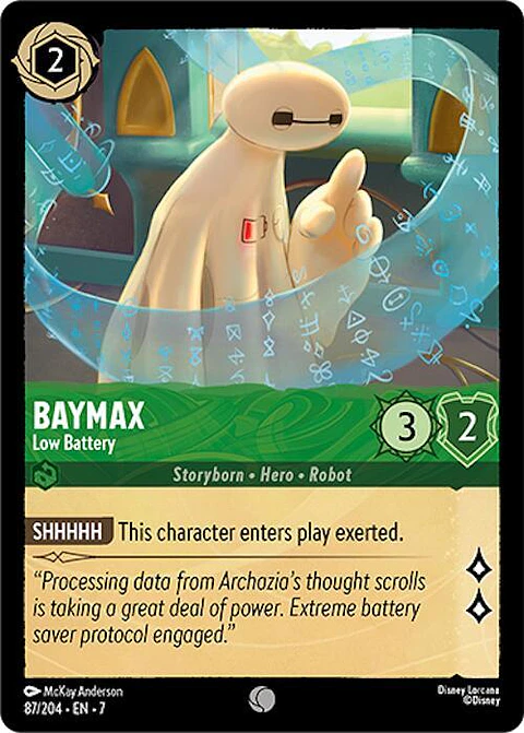 Baymax - Low Battery - 87/204 - Common - 7 