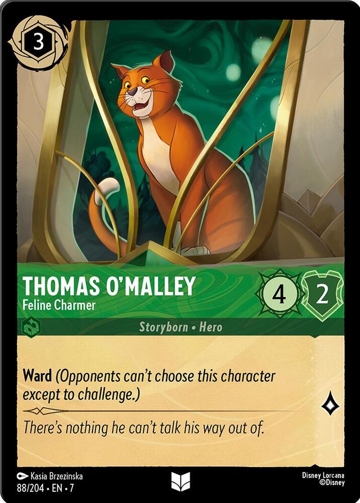 Thomas O'Malley - Feline Charmer - 88/204 - Uncommon - 7 1