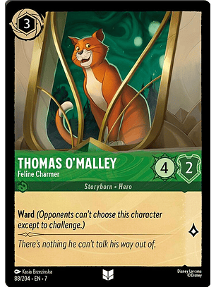 Thomas O'Malley - Feline Charmer - 88/204 - Uncommon - 7