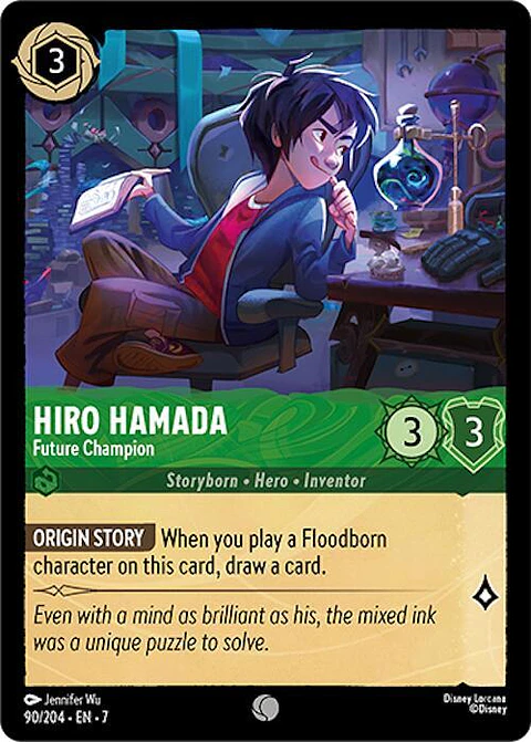 Hiro Hamada - Future Champion - 90/204 - Common - 7 