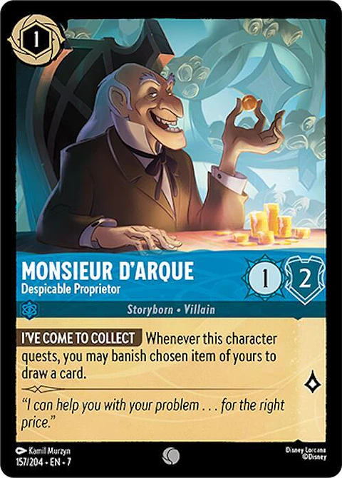 Monsieur D'Arque - Despicable Proprietor - 157/204 - Common - 7