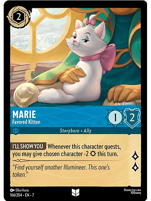 Marie - Favored Kitten - 166/204 - Uncommon - 7 