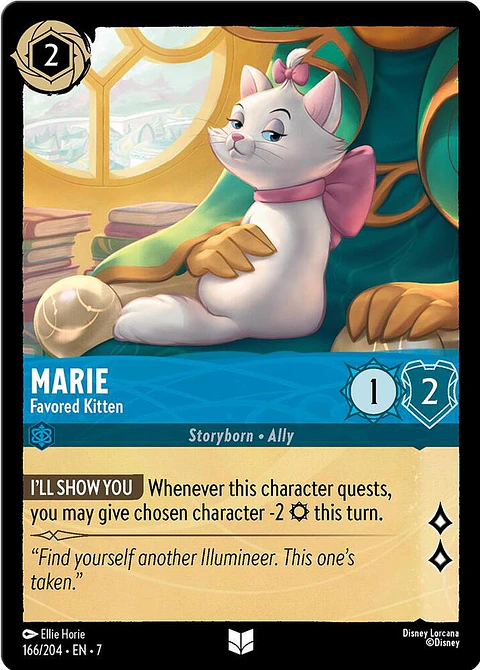 Marie - Favored Kitten - 166/204 - Uncommon - 7 