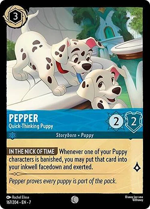 Pepper - Quick-Thinking Puppy - 167/204 - Common - 7