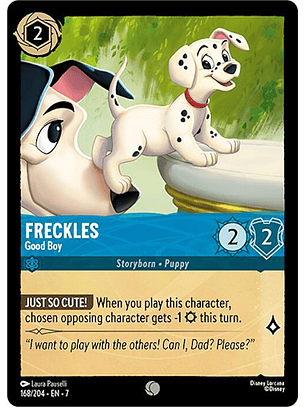 Freckles - Good Boy - 168/204 - Common - 7 