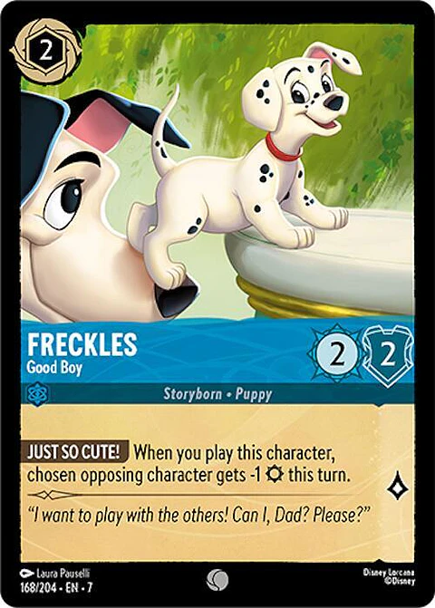 Freckles - Good Boy - 168/204 - Common - 7 