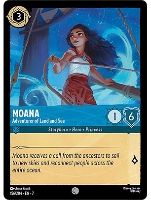 Moana - Adventurer of Land and Sea - 156/204 - Common - 7 
