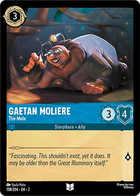 Gaetan Moliere - The Mole  - 158/204 - Uncommon - 7 
