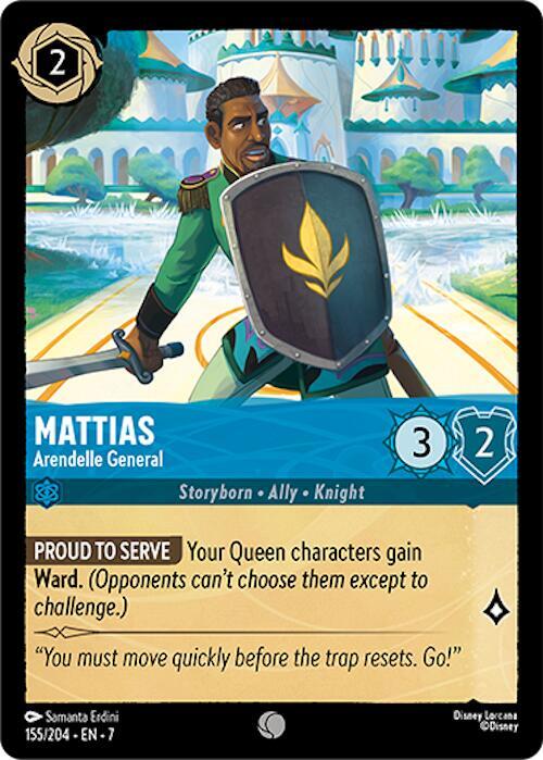 Mattias - Arendelle General - 155/204 - Common - 7  1