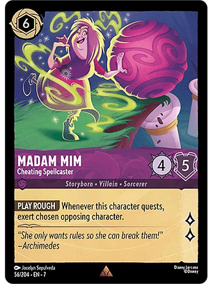 Madam Mim - Cheating Spellcaster - 56/204 - Rare - 7