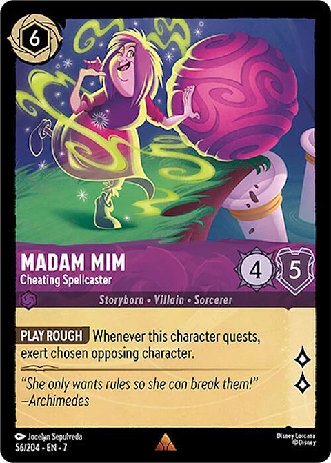 Madam Mim - Cheating Spellcaster - 56/204 - Rare - 7