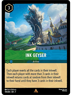 Ink Geyser - 119/204 - Rare - 7 