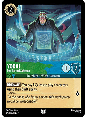 Yokai - Intellectual Schemer - 97/204 - Uncommon - 7 
