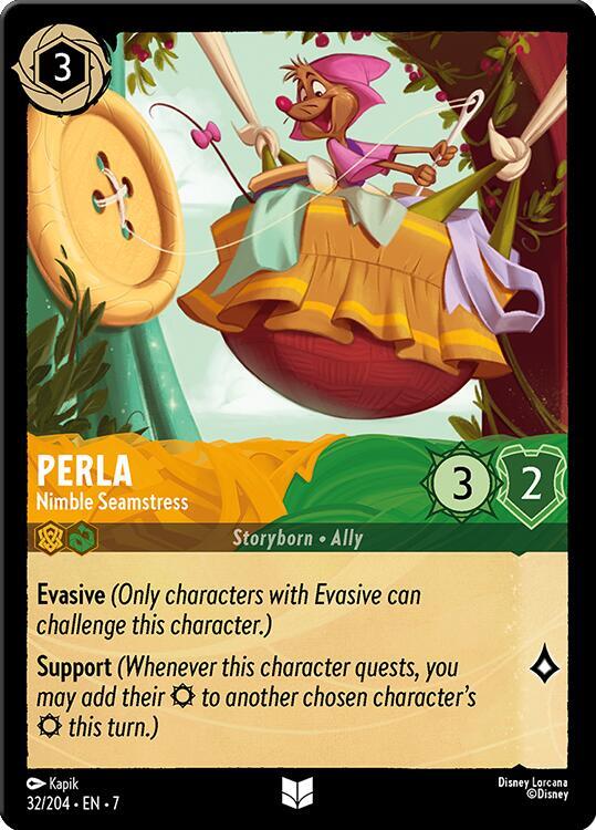 Perla - Nimble Seamstress - 32/204 - Uncommon - 7  1