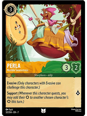 Perla - Nimble Seamstress - 32/204 - Uncommon - 7 