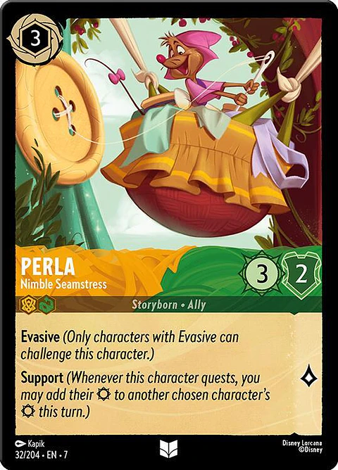 Perla - Nimble Seamstress - 32/204 - Uncommon - 7 