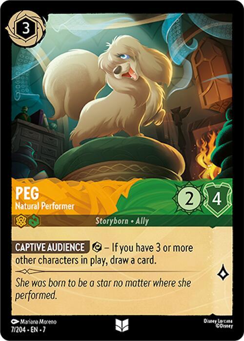 Peg - Natural Performer - 7/204 - Uncommon - 7  1