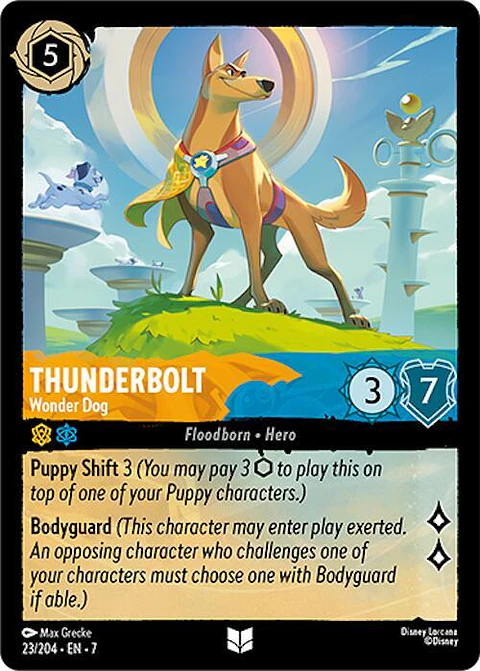 Thunderbolt - Wonder Dog - 23/204 - Uncommon - 7