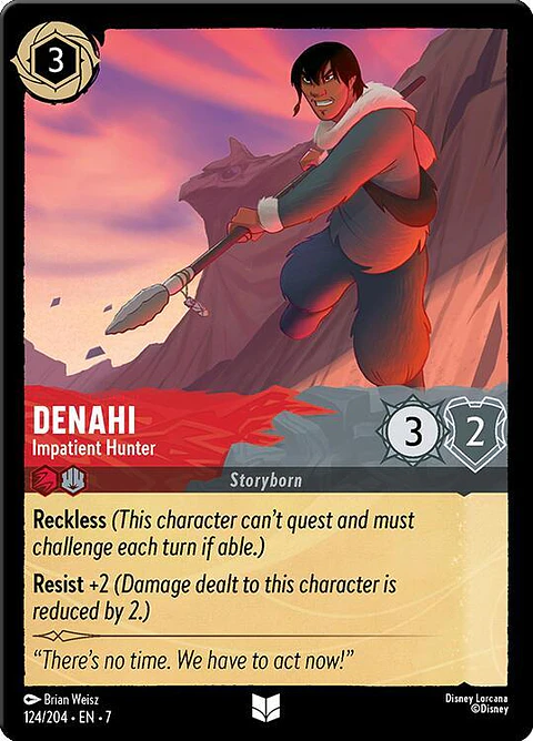 Denahi - Impatient Hunter - 124/204 - Uncommon - 7 