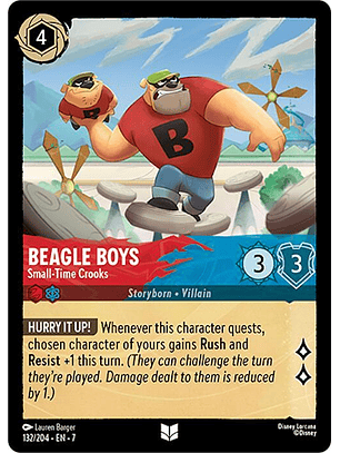 Beagle Boys - Small-Time Crooks - 132/204 - Uncommon - 7 