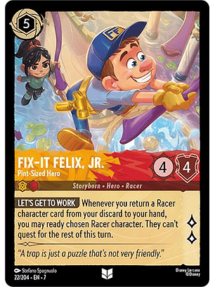 Fix-It Felix, Jr. - Pint-Sized Hero - 22/204 - Uncommon - 7 