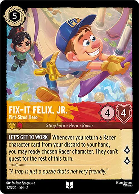 Fix-It Felix, Jr. - Pint-Sized Hero - 22/204 - Uncommon - 7 