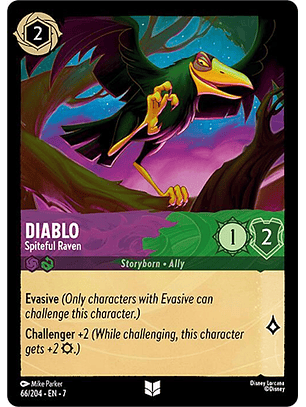 Diablo - Spiteful Raven - 66/204 - Uncommon - 7 