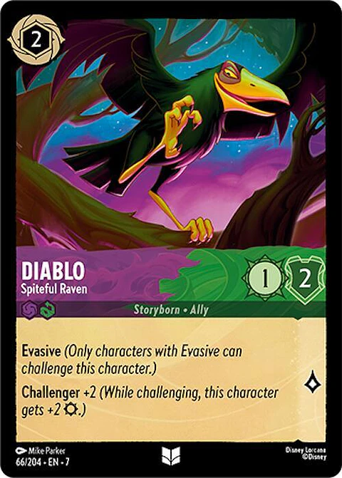 Diablo - Spiteful Raven - 66/204 - Uncommon - 7 