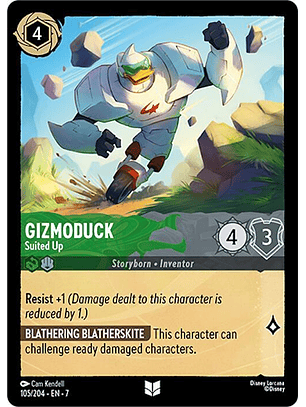 Gizmoduck - Suited Up - 105/204 - Uncommon - 7 