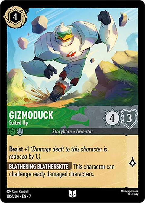 Gizmoduck - Suited Up - 105/204 - Uncommon - 7 