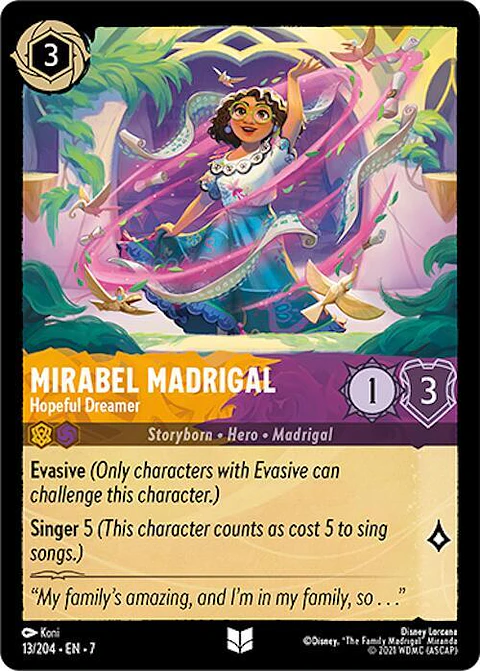 Mirabel Madrigal - Hopeful Dreamer - 13/204 - Uncommon - 7