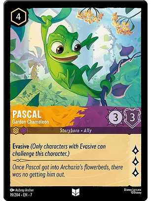 Pascal - Garden Chameleon - 19/204 - Uncommon - 7