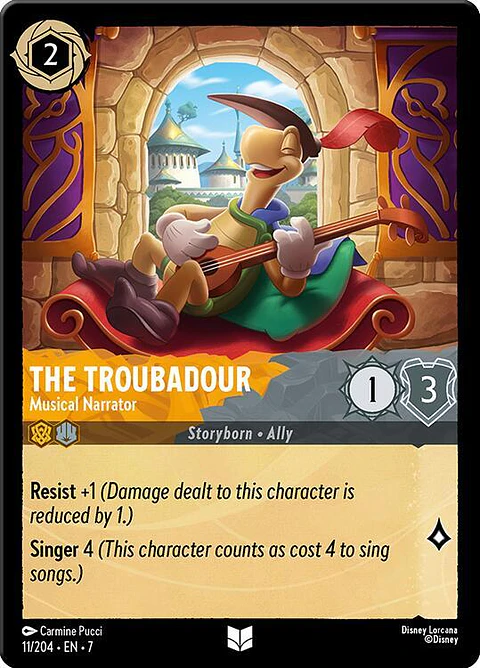 The Troubadour - Musical Narrator - 11/204 - Uncommon - 7 