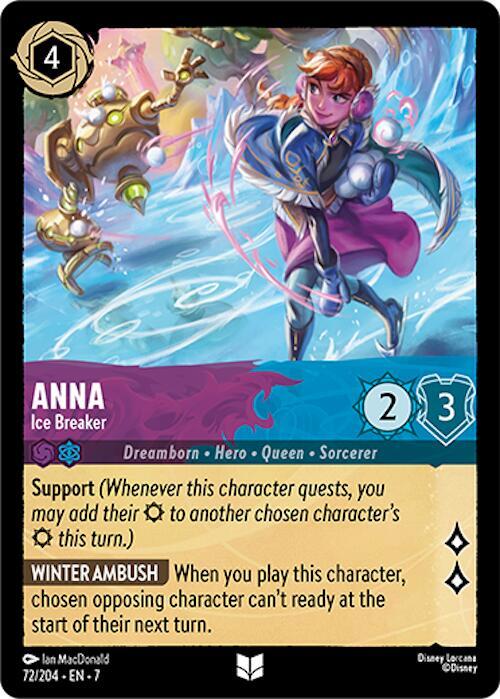 Anna - Ice Breaker - 72/204 - Uncommon - 7  1