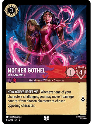 Mother Gothel - Vain Sorceress - 64/204 - Uncommon - 7 