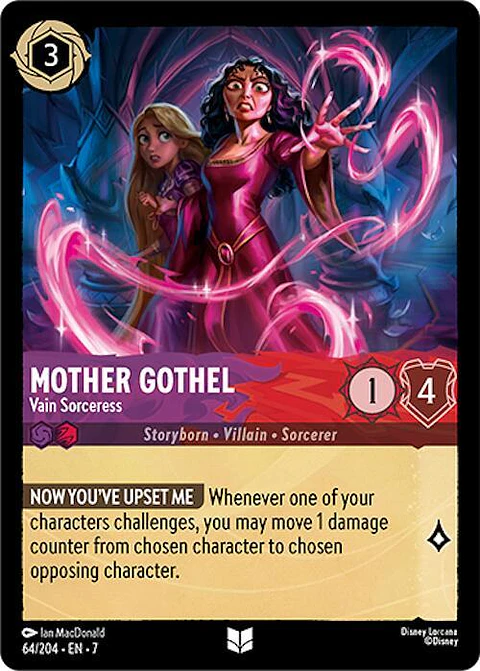 Mother Gothel - Vain Sorceress - 64/204 - Uncommon - 7 