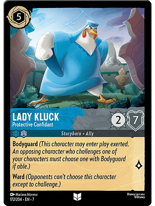 Lady Kluck - Protective Confidant - 172/204 - Uncommon - 7 