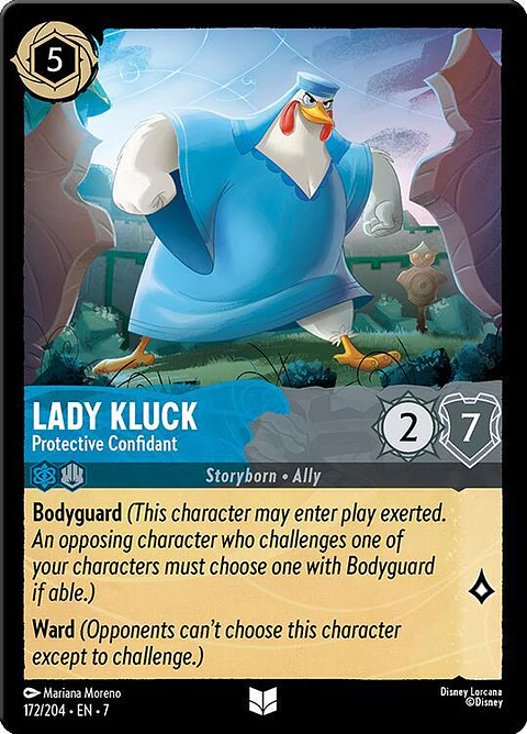 Lady Kluck - Protective Confidant - 172/204 - Uncommon - 7 