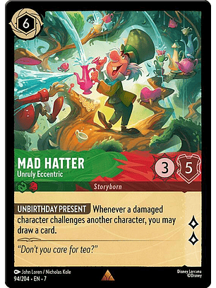 Mad Hatter - Unruly Eccentric - 94/204 - Rare - 7 