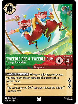 Tweedledee & Tweedledum - Strange Storytellers - 103/204 - Uncommon - 7