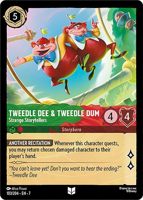 Tweedledee & Tweedledum - Strange Storytellers - 103/204 - Uncommon - 7