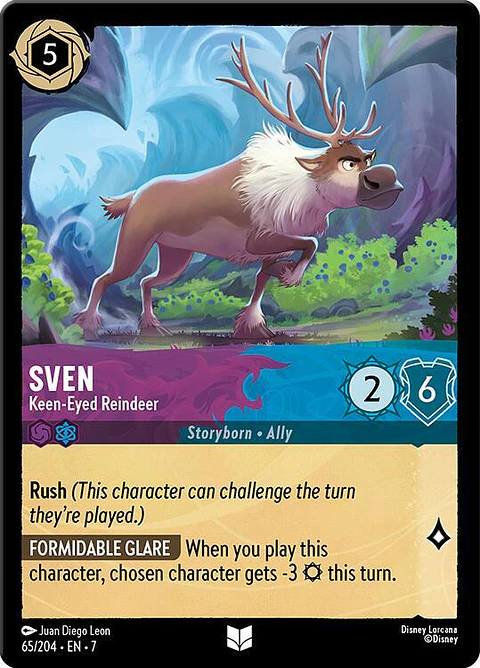 Sven - Keen-Eyed Reindeer - 65/204 - Uncommon - 7 