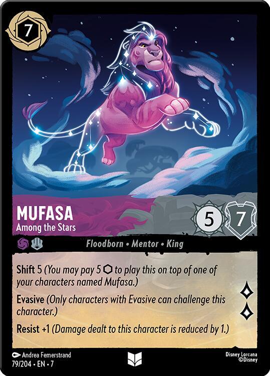 Mufasa - Among the Stars - 79/204 - Uncommon - 7  1