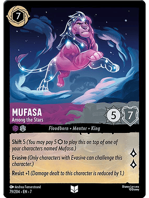 Mufasa - Among the Stars - 79/204 - Uncommon - 7 