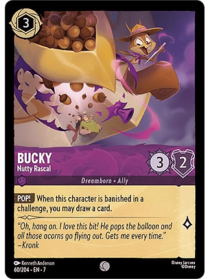 Bucky - Nutty Rascal - 60/204 - Common - 7 