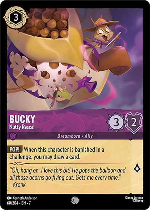 Bucky - Nutty Rascal - 60/204 - Common - 7 
