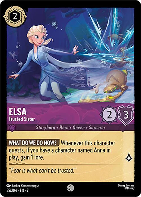 Elsa - Trusted SisteR - 55/204 - Common - 7 