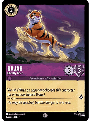 Rajah - Ghostly Tiger - 62/204 - Common - 7 