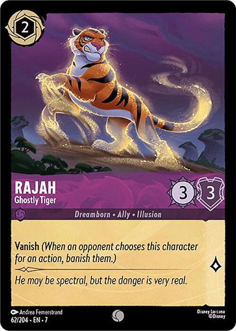 Rajah - Ghostly Tiger - 62/204 - Common - 7 