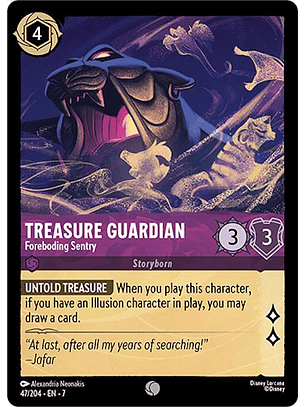 Treasure Guardian - Foreboding Sentry - 47/204 - Common - 7 